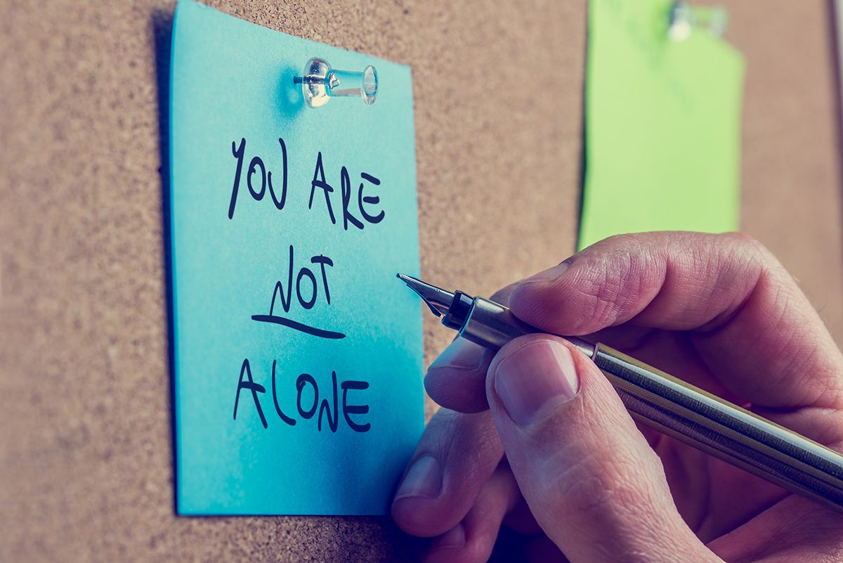 You are not alone